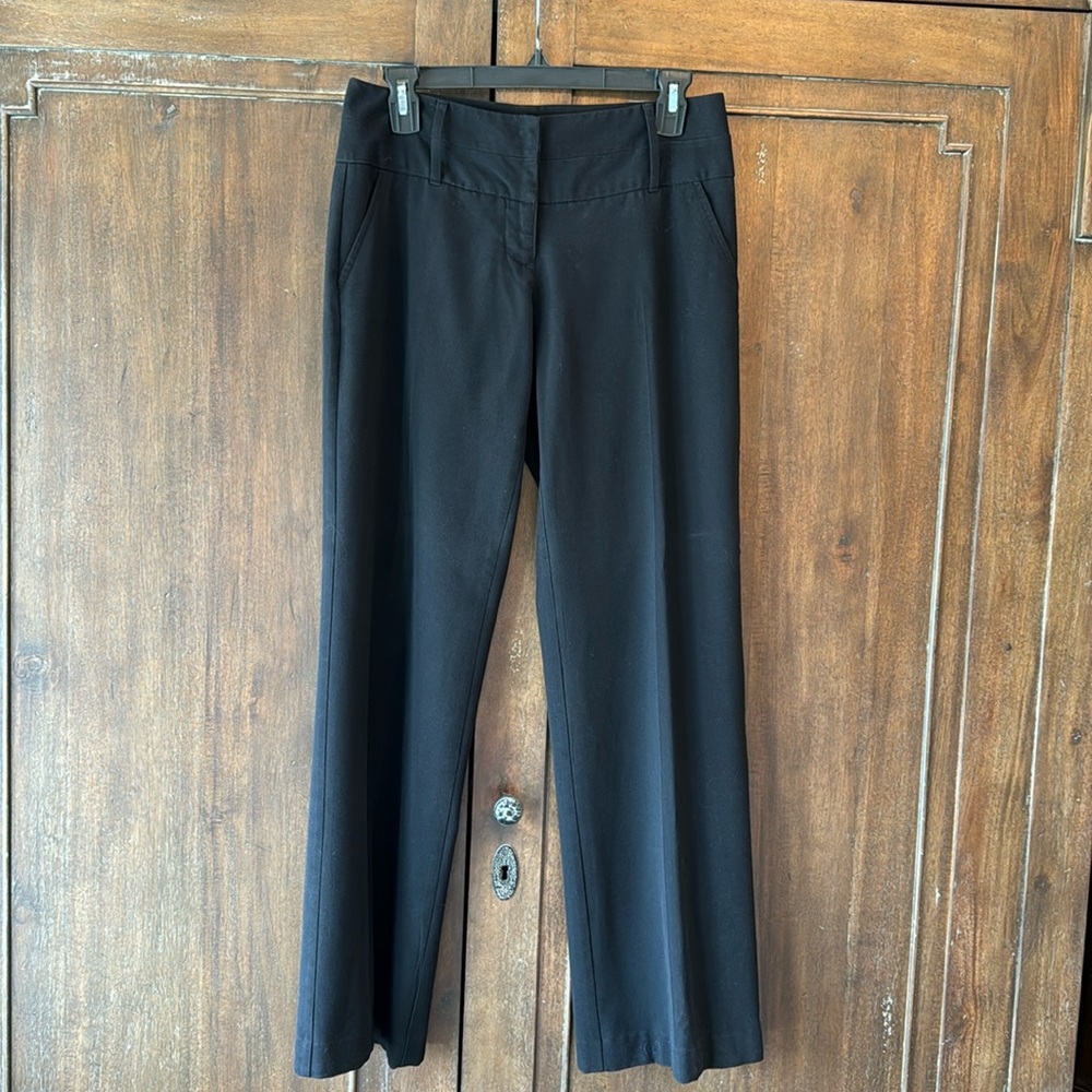 XOXO Women’s black slacks. Size 3/4, low, loose fit, comfortable.
